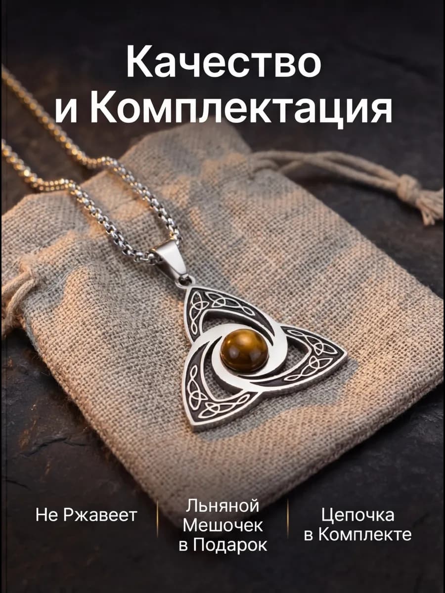 Подвеска-амулет "Трикветр" 3