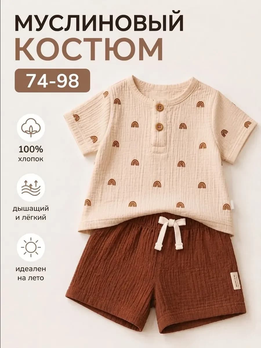 Костюм муслиновый детский * 92