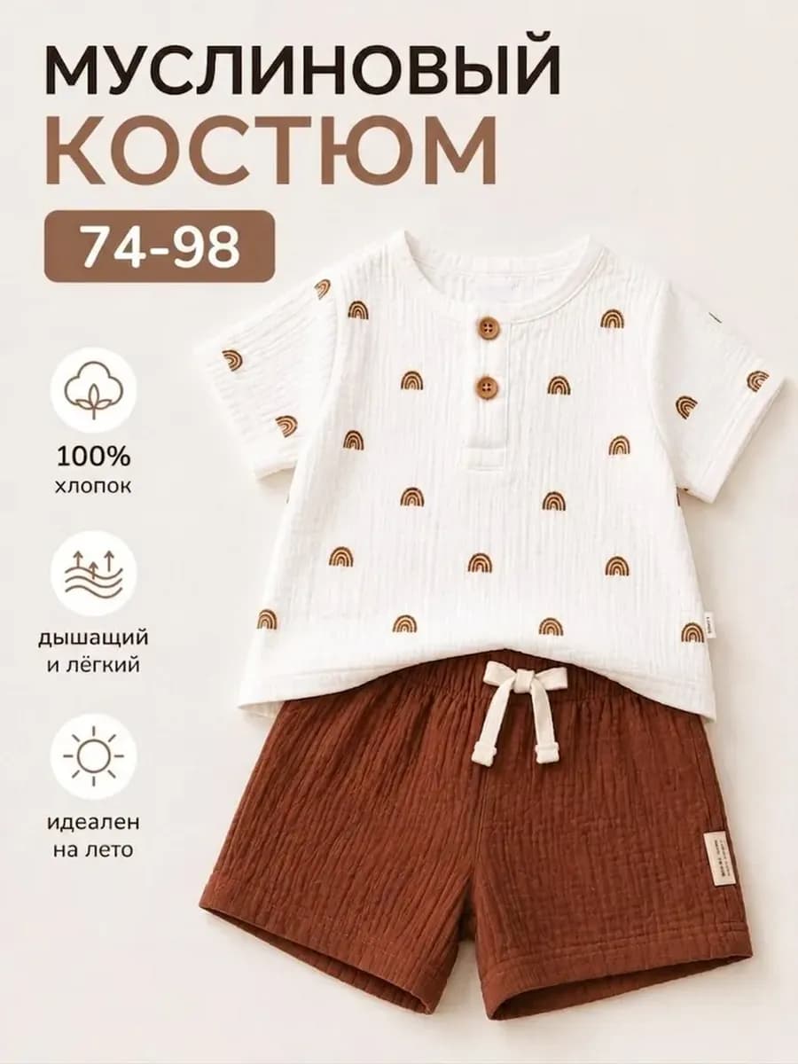 Костюм муслиновый детский * 98