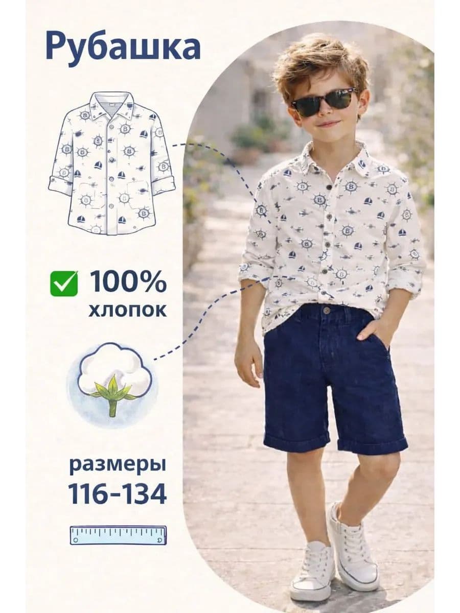 Рубашка для мальчика
