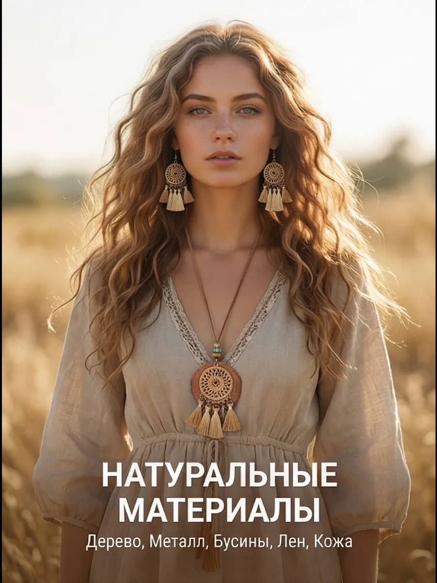 Комплект бижутерии в стиле бохо * A 3