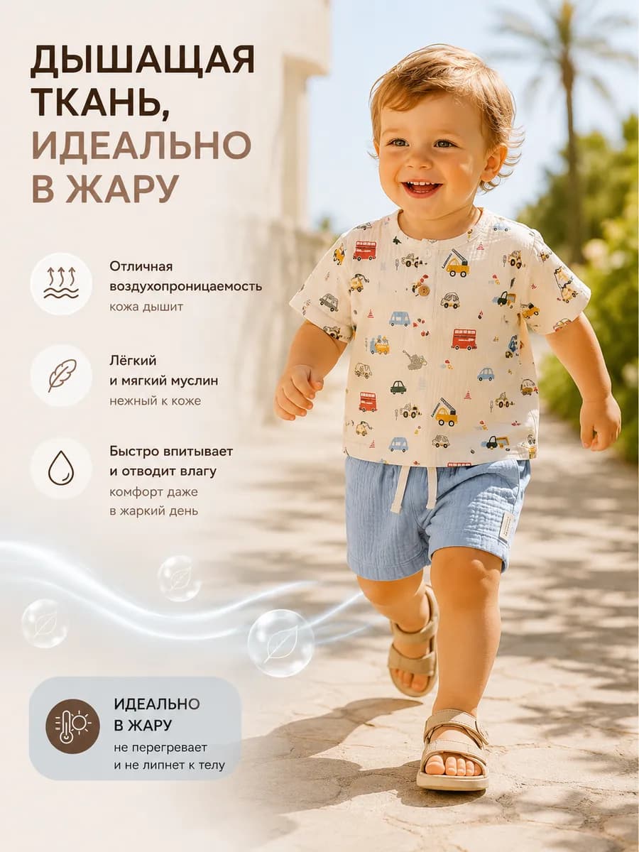 Костюм муслиновый детский * 98 3